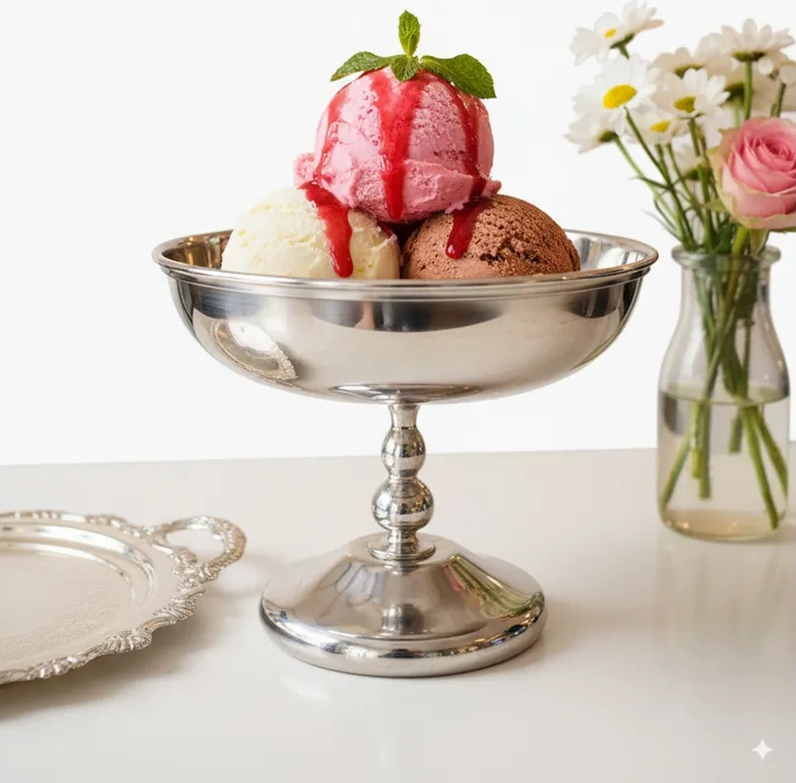 Astra Ant Ayaklı Metal Dondurma Kreması 160 Ml 321907239