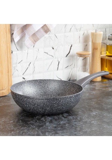 Pietra - 28 Cm Granit Wok Tava
