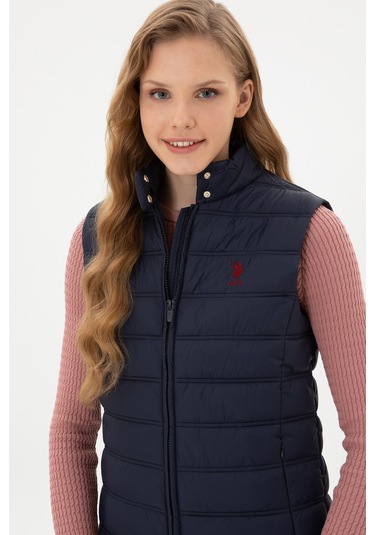 U.s. Polo Assn. Kadın Lacivert Yelek Dokuma 50311989-vr033 Lacivert