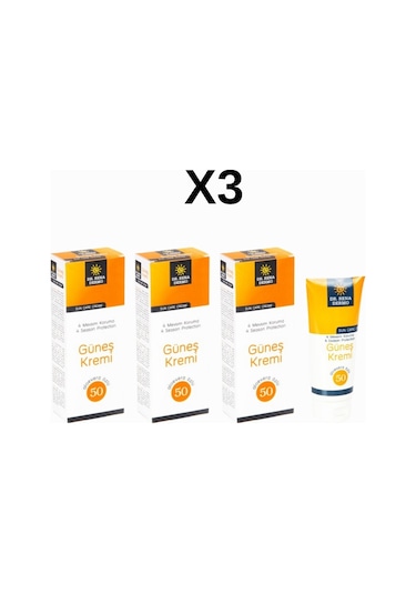 Dr. Rena Dermo Aloe Vera Özlü Güneş Kremi SPF50 3 x 100 ML
