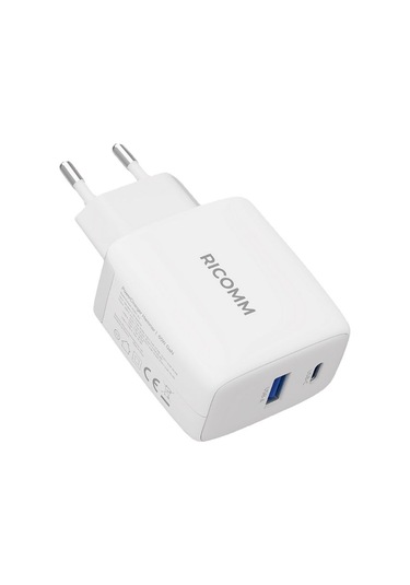 Ricomm 65W GaN USB-C + USB-A Hızlı Şarj Cihazı + 2 MT 100W Type-C Kablo