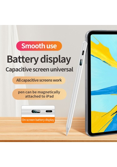 Mufunye Evrensel Manyetik Stylus Kalem - Hızlı Şarj, Uzun Pil Ömrü, /android Uyumlu