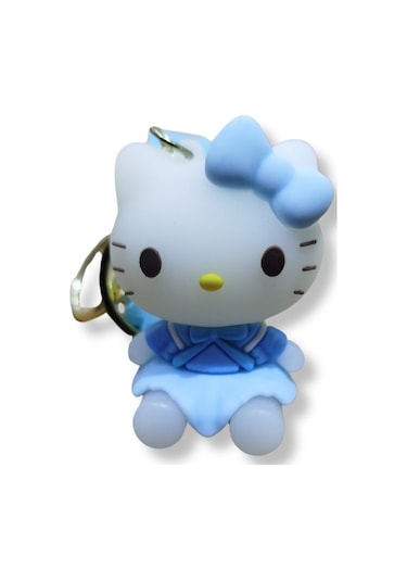 Hello Kitty Classic Edition 3d Figürlü Kırmızı Bilek Kayışlı Anahtarlık - 1 Adet