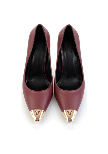 Bordo Kadın Abiye Ayakkabı K01209410509 Çok Renkli