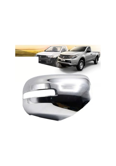 Mitsubishi L200 2015+ Krom Sinyalli Ayna Kaplaması Seti