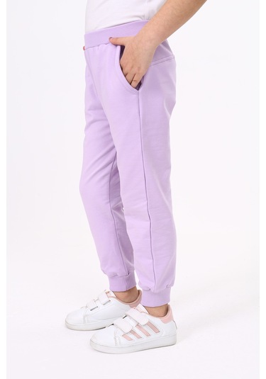 Toontoy Kız Çocuk Eşofman Alt Lila