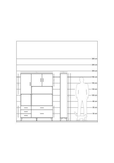 Arges Dolap 8 Raflı 5 Çekmeceli 3 Kapaklı 132x30x195 Aytaşı-çam/antrasit Atlas Çam/antrasıt Arges Dolap 8 Raflı 5 Çekmeceli 3 Kapaklı 132x30x195 Aytaşı-çam/antrasit Atlas Çam/antrasıt