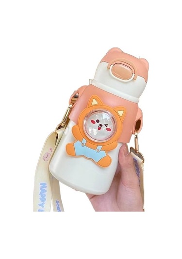 Çocuklar İçin Sağlıklı Ve Dayanıklı 316 Kalite Paslanmaz Çelik Bardak, Xavier Desenli Kupa MAvi