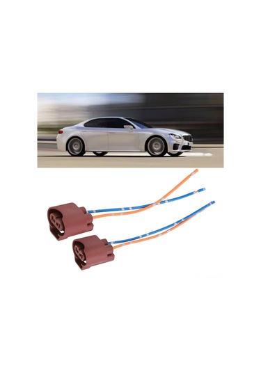 Suofeng 2 Adet 9006-3 Tipi Abs Araç Far Soketi, Isı Ve Korozyona Dayanıklı, Led Bağlantı İçin Pratik Ve Dayanıklı Telleme Harnessi