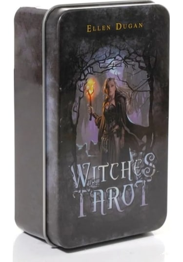 Dükkan Design Metal Kutulu Tarot Kartları - Withches Tarot