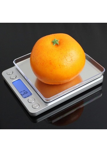 Homyl Doğru Dijital Elektronik Takı Ölçeği Taşınabilir 2000 Gümüş