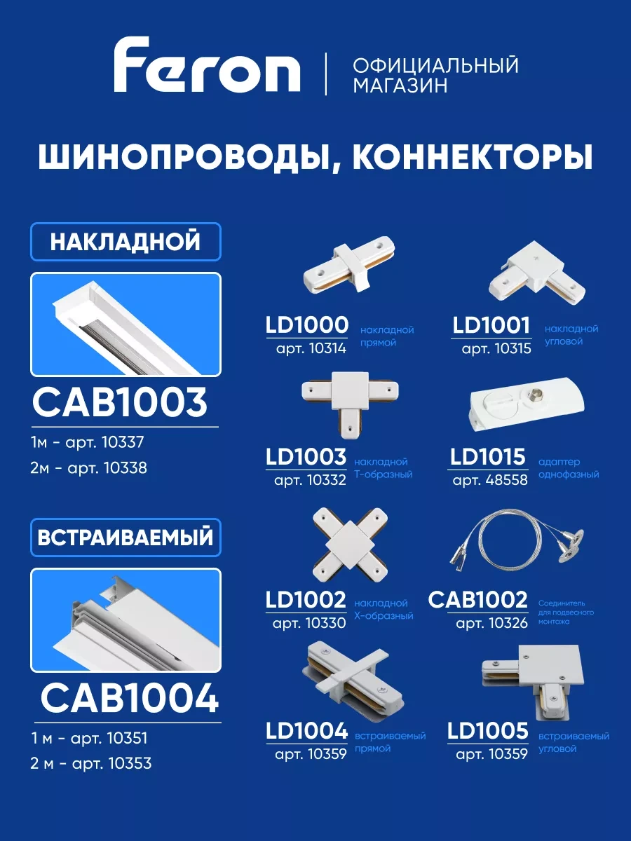 Feron Gu10 Siyah Raylı Lamba 229124953 Siyah