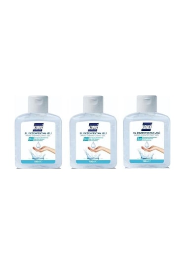 Konix El Dezenfektan Jeli 3 x 100 ML