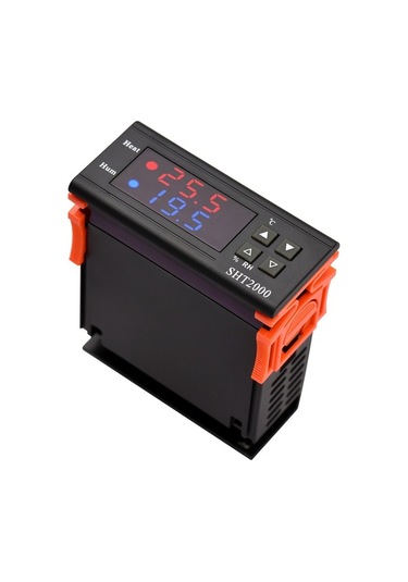 Pazly Sht2000 Akıllı Dijital Sıcaklık Kontrol Cihazı - Siyah Renk, Hassas Ölçüm/