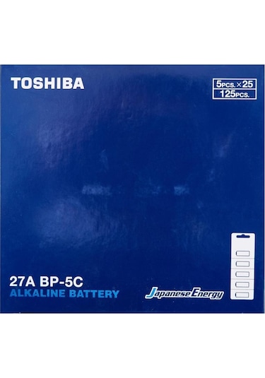 Toshiba 27A BP-5C 12V Alkalin Pil 5'li