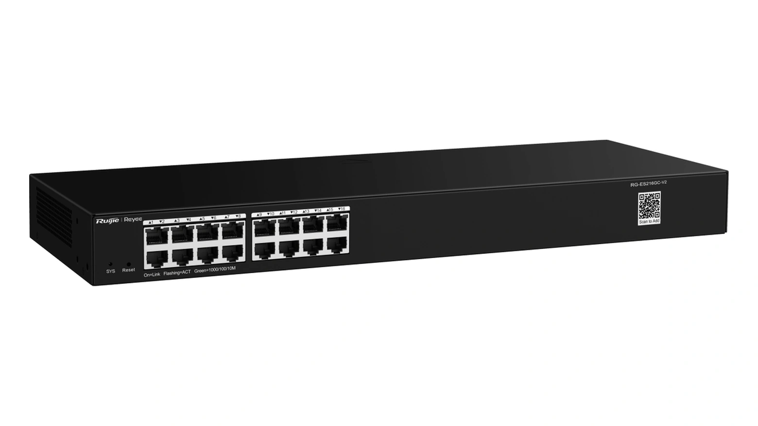 Ruijie - Reyee Rg-es216gc 16 Portlu, 10/100/1000 Gigabit, Yönetilebilir Switch-37388