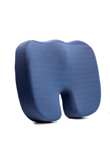 Viscower Visko Coccyx Ortopedik Hemaroid Oturma Minderi Lacivert