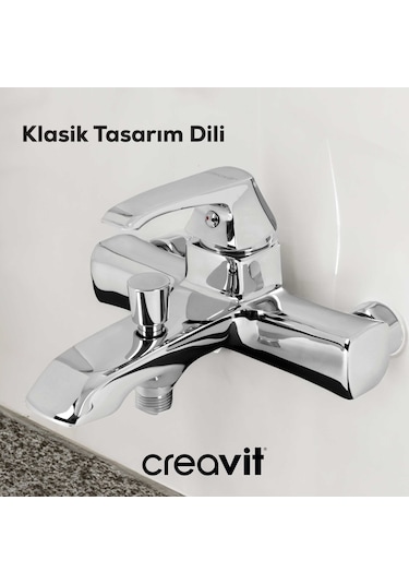 Creavit Avangart Banyo Armatürü Krom Bt.ag2500