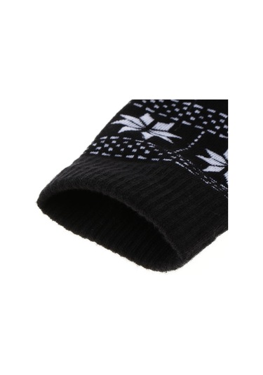 Homyl Komik Sözler Baskılı Çorap Ekip Erkek Kadın Tüp Siyah Siyah
