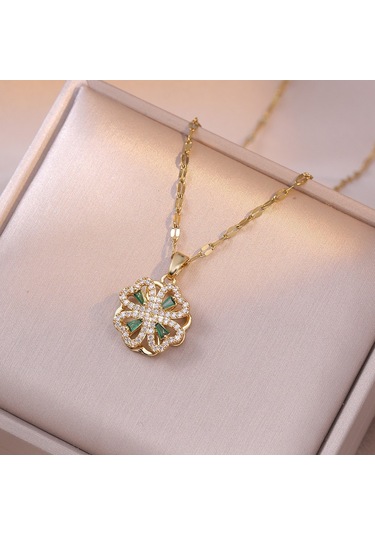 Bayan Kolye: Moda Estetiği Titanyum Çelik Kolye No.168 Çok REnkli