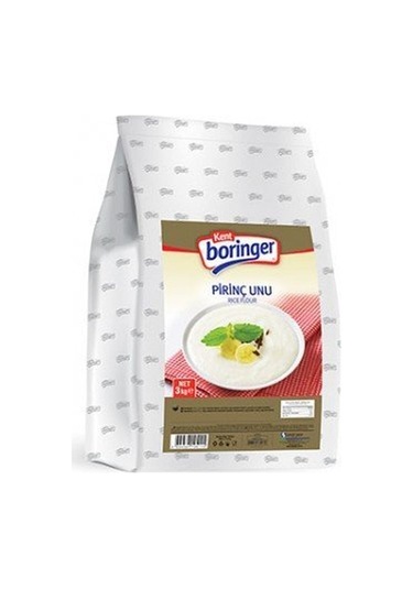 Kent Boringer Pirinç Unu 3 KG