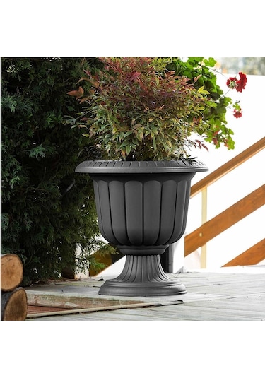 Serinova Nergiz Saksı 25.3 Litre Antrasit