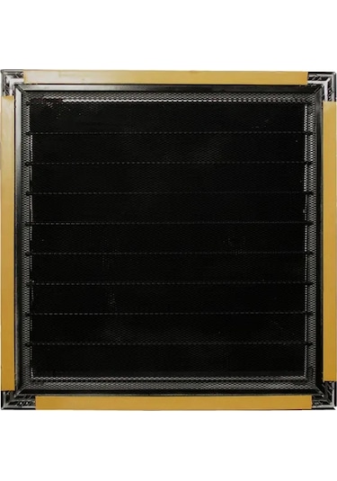 Alüminyum Yüzeysel Yapıştırma Menfez Mat Siyah