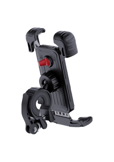 Yys-443-1 Bisiklet İtme Tipi Cep Telefonu Navigasyon Braketi Siyah Siyah