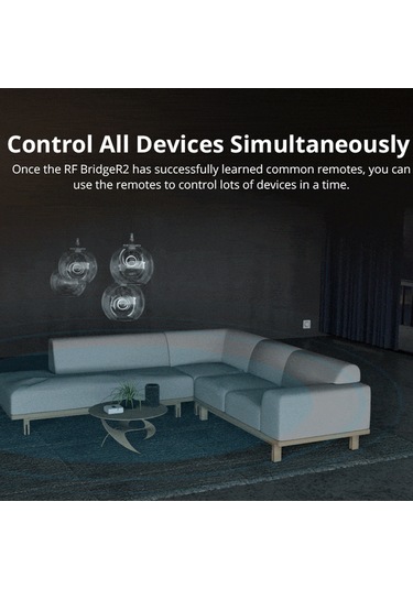 Suofeng Sonoff Rf Bridger2 Akıllı Ağ Geçidi - 433mhz Rf, Google/alexa Uyumlu, Beyaz, Ewelink Uygulaması İle Kontrol