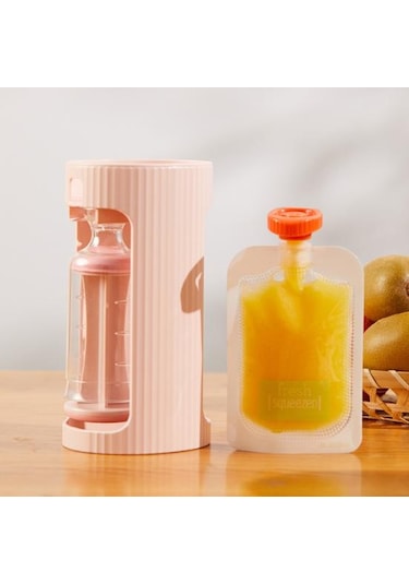 Ev Yapımı Mama Poşeti Doldurma İstasyonu Mama Poşeti Yapıcı Yeşil