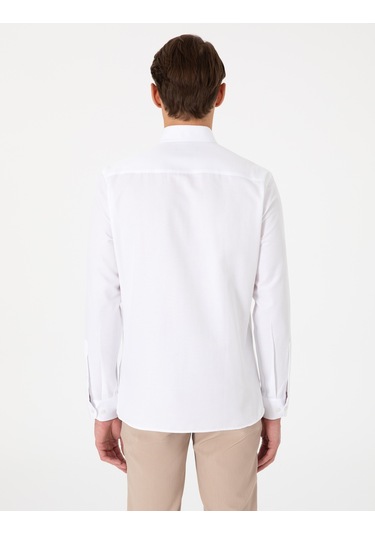 Pierre Cardin Erkek Beyaz Gömlek Desenli 50306996-vr013 Beyaz