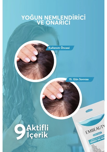 Embeauty 9 Aktifli Onarıcı Saç Maskesi 30 ML