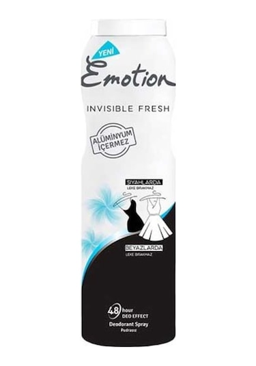 Emotion Invisible Fresh Black&White Kadın Sprey Deodorant 150 ML