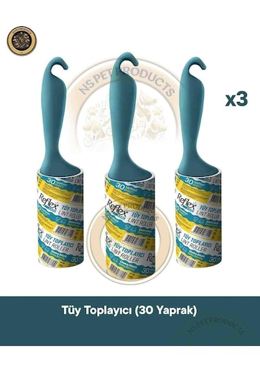 Reflex Care Tüy Toplayıcı 30 Yaprak 3 Adet