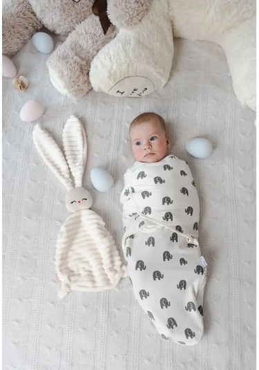 Kiddyguru Kapitoneli Kelepçeli Kundak 152490930 Beyaz