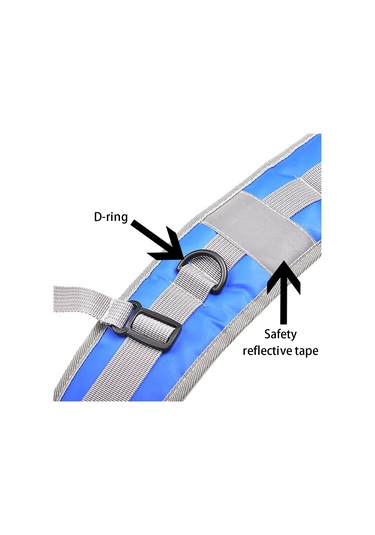 Luckstone 1 Çift Ayarlanabilir Sırt Çantası Askısı D-Halkalı Yedek Omuz Askısı - Mavi