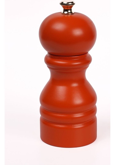 Kiremit Ahşap Tuz Ve Karabiber El Değirmeni Öğütücü Grinder 12 Cm Kiremit