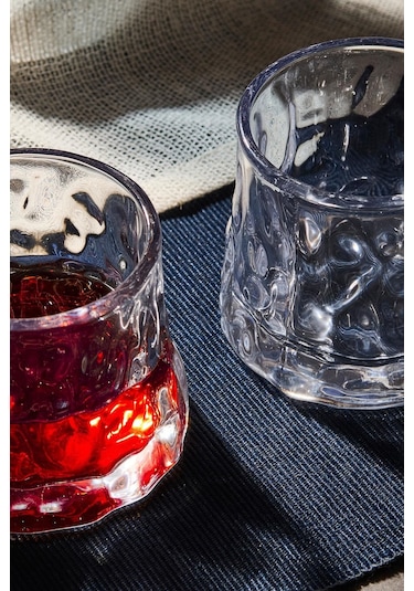 Greta Şeffaf 2'li Kristal Viski Kokteyl Meşrubat Bardağı Japon Style 160ml