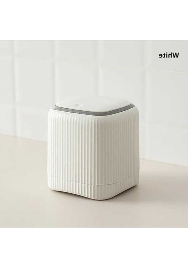 Maoyaya Mini Küçük Masaüstü Çöp Kutusu Kapaklı Çöp Organizatör Çok Renkli Çok Renkli