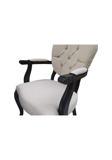 Bengimobilya Sandalye Berjer Model Kayın Aslan Baba Ayak Fiskos Parlak Siyah R (499334003)