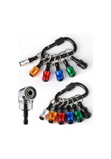 Yulong Reedark "6 Parçalı Alüminyum Anahtarlık Matkap Uç Tutucu