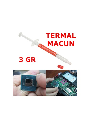 1 Adet Termal Macun İşlemci Ekran Kart 3 G Beyaz