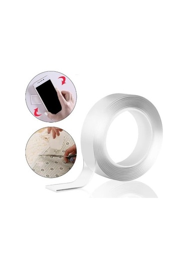 Çift Taraflı Nano Bant 2 Metre - 9039724859985kymk