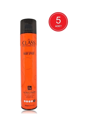 Ac Class Ultra Strong Saç Spreyi 5 x 400 ML