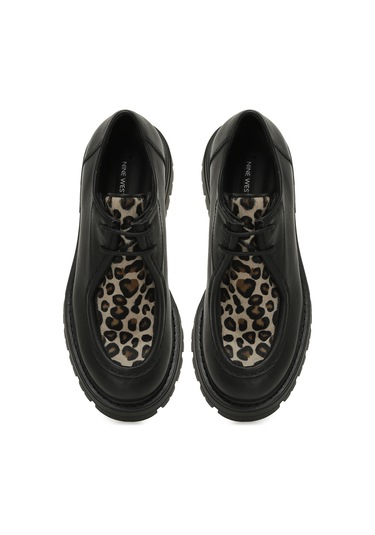 Nine West Lucında 5pr Leopar Kadın Oxford Ayakkabı 000000000102037487 Kahverengi