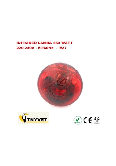 Tnyvet İnfrared Isıtıcı Lamba 250 Watt