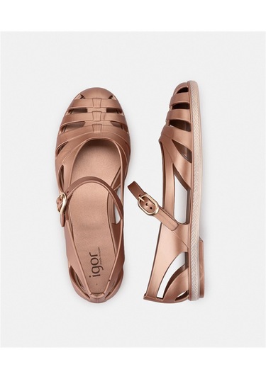 İgor Kadın Paris Metal Sandalet Bronz S10375-099 Altın