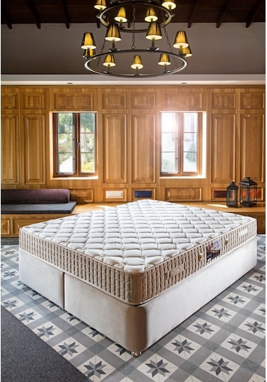 Minar Safir Çift Kişilik Full Ort Pedsiz Yaylı Yatak 160x200