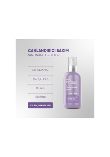 Daily Perfection Pro Canlandırıcı Vitamin B3 & Vitamin B7 içerikli Sıvı Saç Bakım Kremi 200 ML