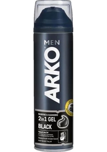 Arko Men Black Aktif Kömürlü Tıraş Jeli 3 x 200 ML